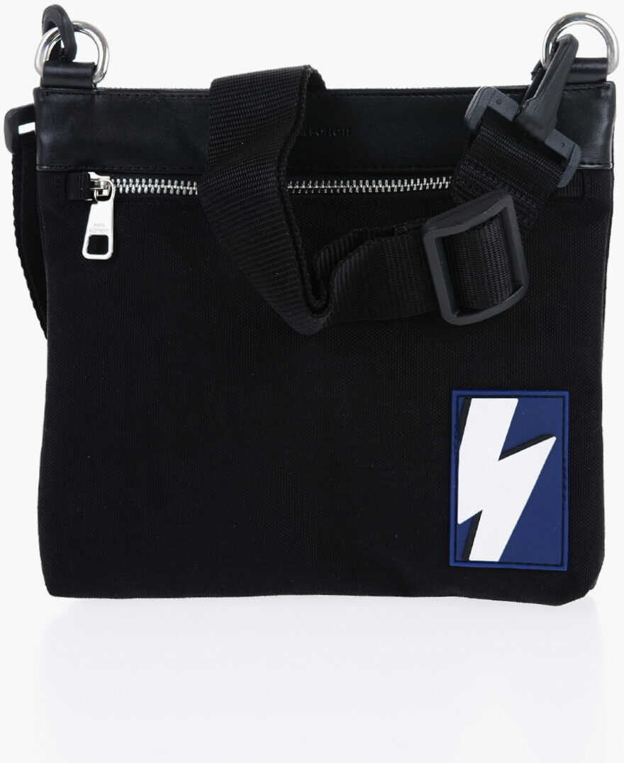 Genti de mana Neil Barrett Nylon Sacoche With Removable Straps Black Barbati (BM 15919109) 1