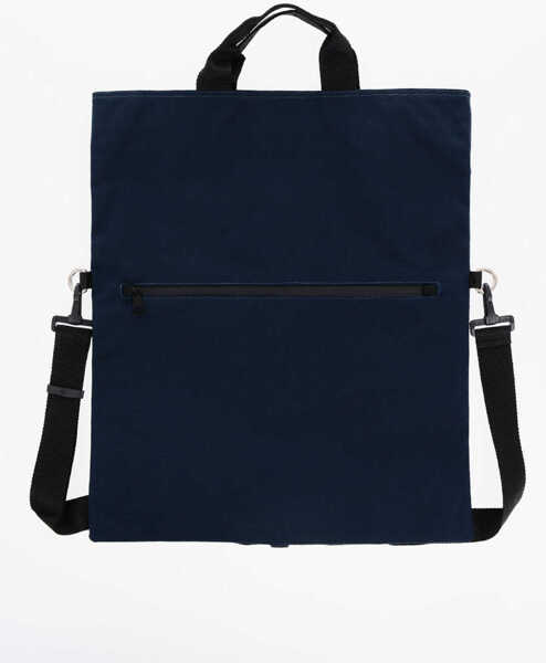Genti de mana Neil Barrett Maxi Borsa In Nylon Con Tracolla Removibile Blue Barbati (BM 15919262) 3
