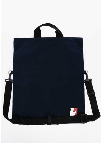 Genti de mana Neil Barrett Maxi Borsa In Nylon Con Tracolla Removibile Blue Barbati (BM 15919262) 1