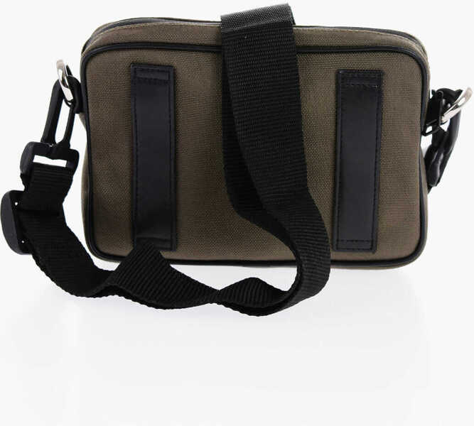 Borsete Neil Barrett Nylon Shoulder Bum Bag With Adjustable Strap Green Barbati (BM 15919268) 2