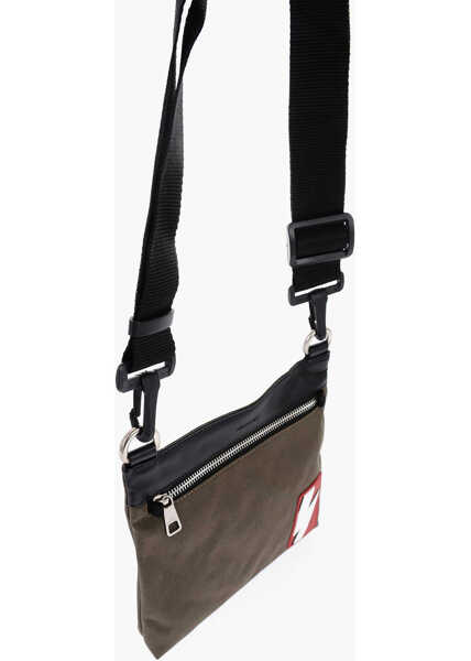 Genti de mana Neil Barrett Nylon Sacoche With Removable Straps Green Barbati (BM 15919457) 3