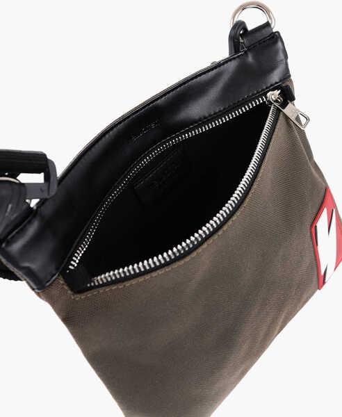 Genti de mana Neil Barrett Nylon Sacoche With Removable Straps Green Barbati (BM 15919457) 4