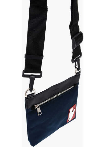 Genti de mana Neil Barrett Nylon Sacoche With Removable Shoulder Strap Blue Barbati (BM 15919622) 3