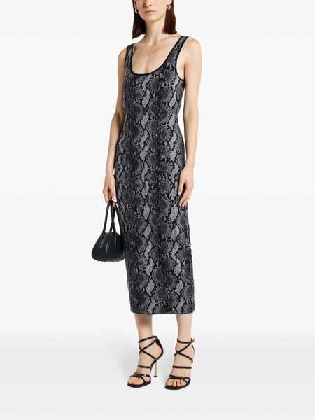 Rochii Michael Kors SNAKE JACQ SCOOP NK DRS Black   Femei (BM 15919898) 2