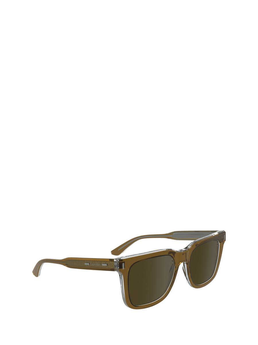 Ochelari de soare Calvin Klein Calvin Klein Sunglasses LIGHT BROWN / CRYSTAL Barbati (BM 15921965) 2