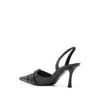 Incaltaminte Dama - Pantofi cu toc Givenchy Voyou Black Slingback Pumps With A Buckle In Patent Leather Woman Black Femei (BM 15929279) - B-mall.ro