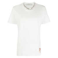 Tricouri Golden Goose Golden Embroidered Cotton T-Shirt Femei