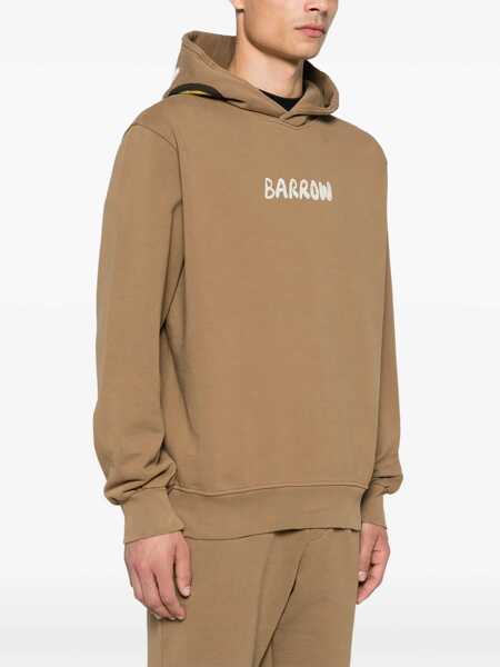 Bluze de trening BARROW Barrow  Hoodie BROWN Barbati (BM 15931658) 4