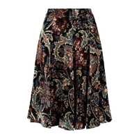Fuste Etro Printed Velvet Skirt Femei