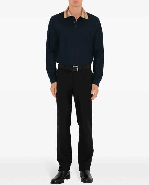 Tricouri Polo Burberry Cody Polo Shirt SMOKED NAVY Barbati (BM 15936368) 2