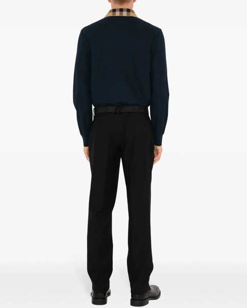 Tricouri Polo Burberry Cody Polo Shirt SMOKED NAVY Barbati (BM 15936368) 4