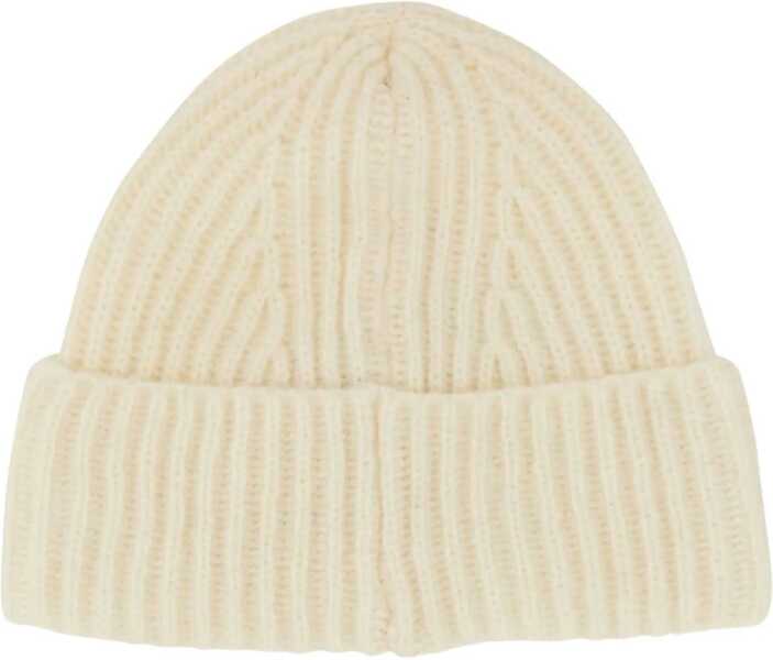 Caciuli Baracuta Beanie Hat With Logo Patch WHITE Barbati (BM 15936509) 2