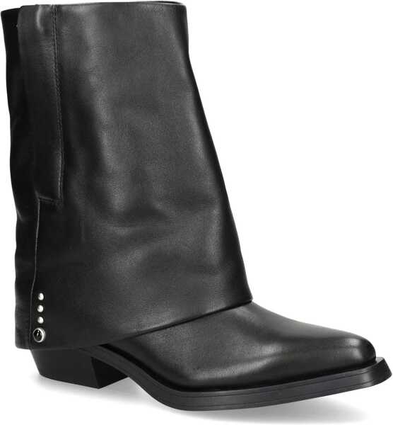 Cizme scurte ASH Lenny Boots. BLACK Femei (BM 15936605) 2