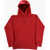 Nike Air Jordan Sport Cotton Blend Hoodie With Patch Pocket Red