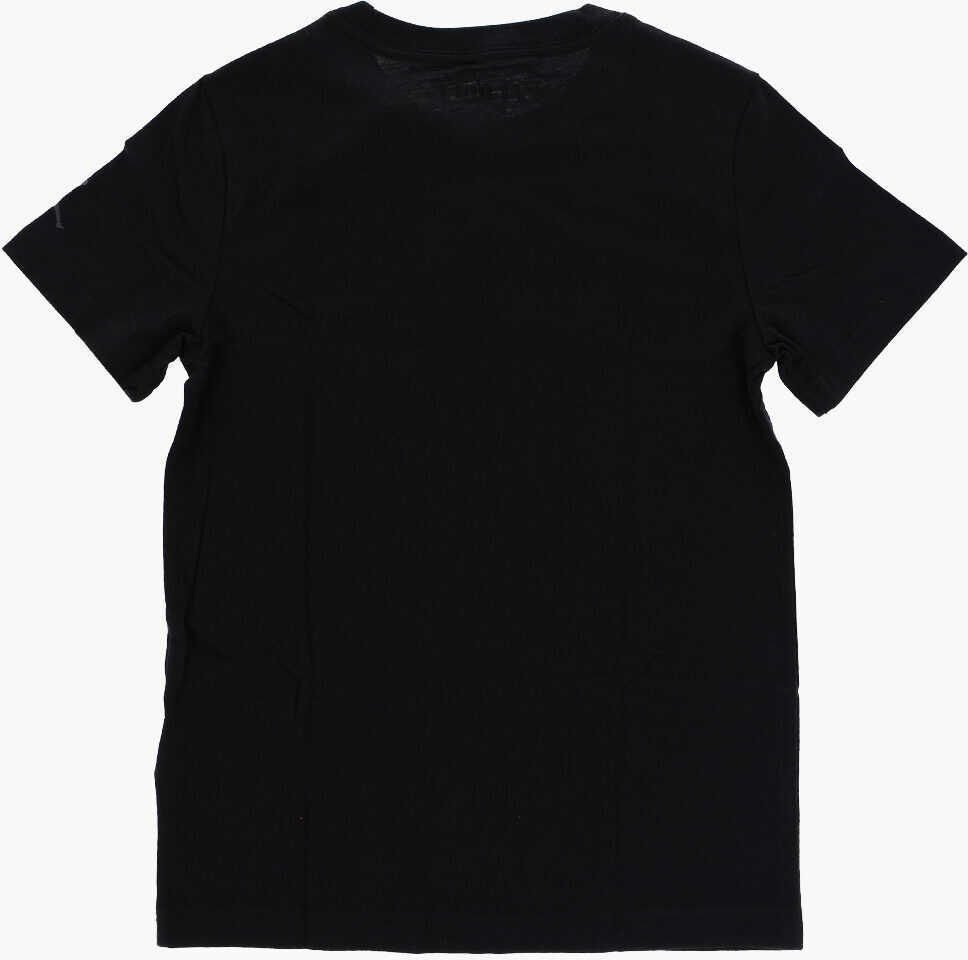 Tricouri Nike Air Jordan Front Printed Crewneck T-Shirt Black Baieti (BM 15936998) 3