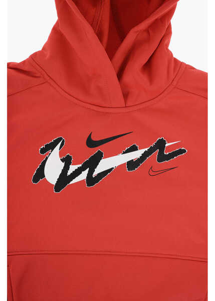 Bluze de trening Nike Fleeced Hoodie With Patch Pocket Red Baieti (BM 15937001) 2