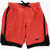 Nike Swim Solid Color Swim Shorts With Contrasting Edges Red