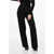 LAQUAN SMITH Pleated Tailored Pants With Sash-Belt Black