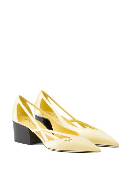 Pantofi cu toc Prada Prada 55Mm Satin Cut-Out Pumps LIMONE Femei (BM 15939092) 2