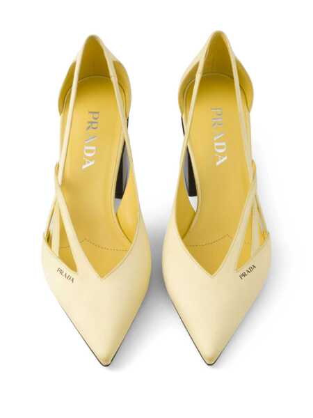 Pantofi cu toc Prada Prada 55Mm Satin Cut-Out Pumps LIMONE Femei (BM 15939092) 4