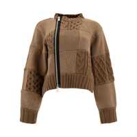 Cardigane Sacai Patchwork Cardigan Femei