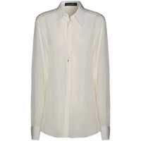 Camasi Dolce & Gabbana White Silk Shirt Barbati