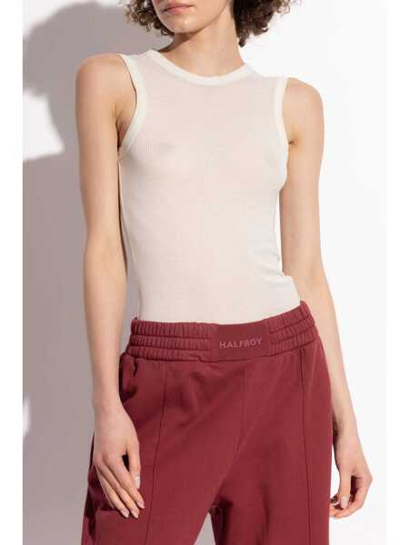 Topuri HALFBOY Halfboy Logo-Patch Tank Top TURTLE DOVE Femei (BM 15943952) 3
