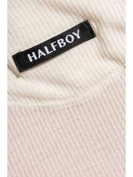 Topuri HALFBOY Halfboy Logo-Patch Tank Top TURTLE DOVE Femei (BM 15943952) 5