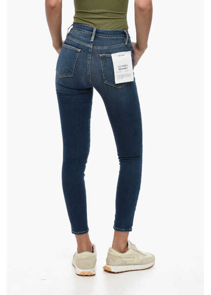 Blugi skinny FRAME High Waist Skinny Fit Jeans Blue Femei (BM 15948068) 2