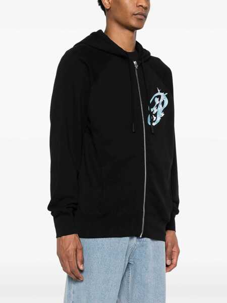Bluze de trening 3.PARADIS Zip Sweatshirt. BLACK Barbati (BM 15948179) 3