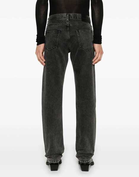 Blugi drepti Alexander McQueen Jeans In Denim BLACK Barbati (BM 15948299) 4