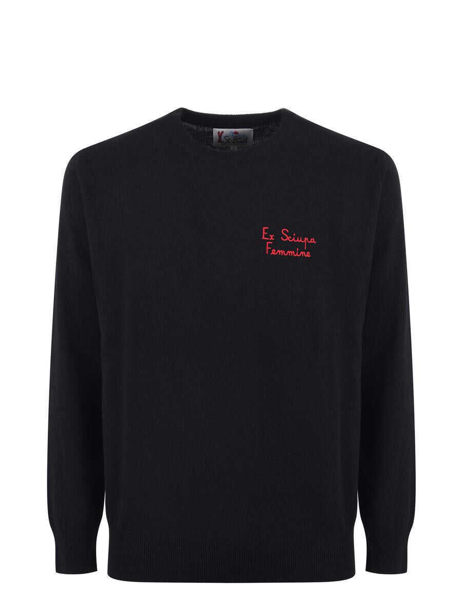 Pulovere Mc2 Saint Barth MC2 Saint Barth  Sweater Black Barbati (BM 15950231) 1