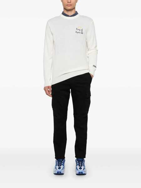 Pulovere Mc2 Saint Barth MC2 Saint Barth  Sweater White Barbati (BM 15950240) 2