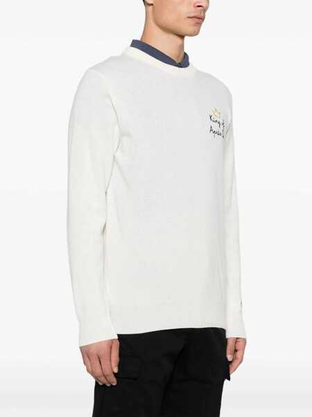 Pulovere Mc2 Saint Barth MC2 Saint Barth  Sweater White Barbati (BM 15950240) 3
