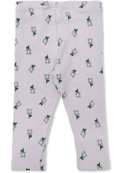 Pantaloni casual Bobo Choses Baby Pansy Flower All Over Leggings LILAC Baieti (BM 15952376) 2