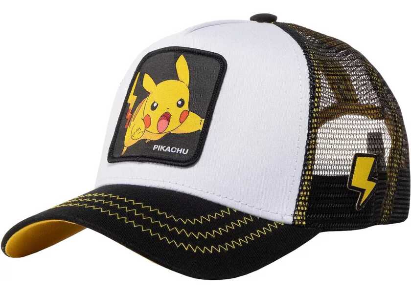 Sepci Capslab Freegun Pokemon Pikachu Cap White Barbati (BM 15959384) 1