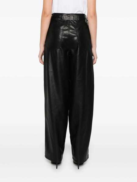 Pantaloni casual ROTATE Birger Christensen Rotate Birger Christensen Five-Pocket Pants Black Femei (BM 15960635) 4