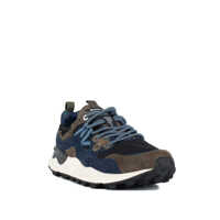 Sneakers FLOWER MOUNTAIN5 pentru Barbati - Sneakers FLOWER MOUNTAIN5 Flower Mountain Yamano 3 Barbour Uni Suede And Technical Fabric Navy And Brown BLUE, BROWN Barbati (BM 15961013) - B-mall.ro