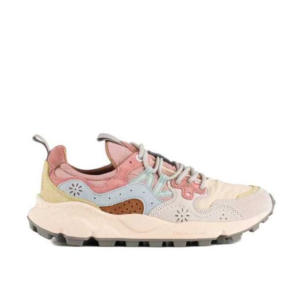 Sneakers FLOWER MOUNTAIN5 Flower Mountain Yamano 3 Light Brolin And Beige Suede And Nylon Sneakers MULTICOLOR Femei (BM 15961766) 1