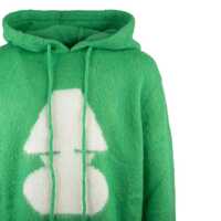 Bluze de trening AUTRY pentru Barbati - Bluze de trening AUTRY Autry Green Knit Hoodie Sweatshirt GREEN Barbati (BM 15965615) - B-mall.ro