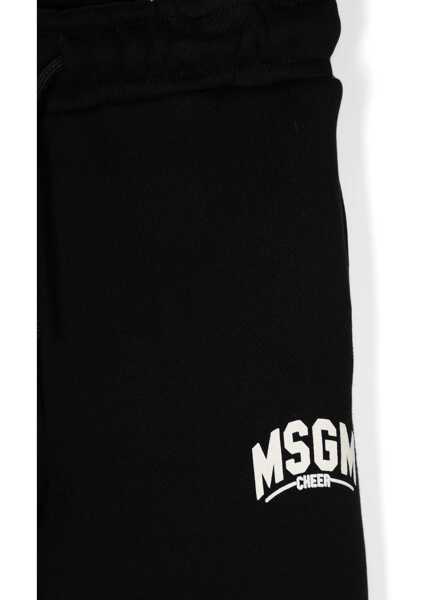 Pantaloni casual MSGM Fleece Pants Boy BLACK Baieti (BM 15969251) 3