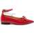 Ganni Jewel Ballerina RED