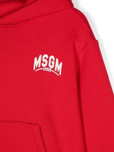 Bluze de trening MSGM Hoodie Boy RED Baieti (BM 15969275) 3