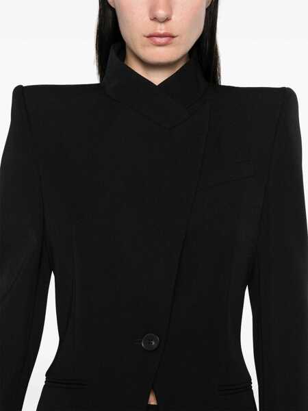 Sacouri office Alexander McQueen Wool Jacket BLACK Femei (BM 15969293) 5