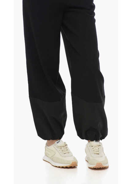 Pantaloni casual Armani Emporio Balloon Fit Pants With Satin Bottom Black Femei (BM 15969626) 3