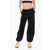 Armani Emporio Balloon Fit Pants With Satin Bottom Black