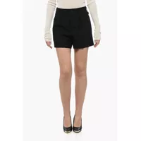 Pantaloni scurti Mm0 Single-Pleated Wool Blend Shorts Femei