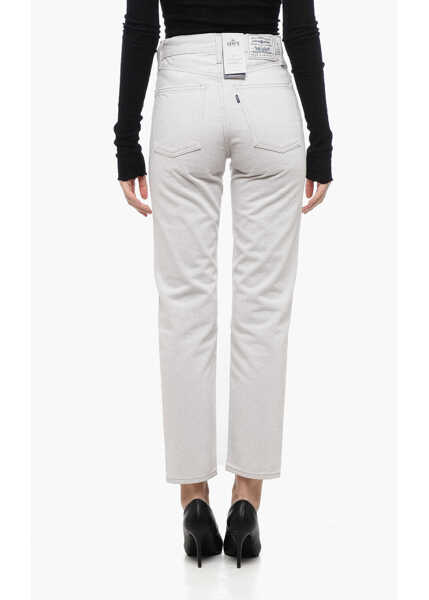 Blugi drepti Levis High-Waisted Lightweight Denim Jeans 17Cm Beige Femei (BM 15969740) 2