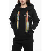 Bluze de trening Logoed Hoodie Sweatshirt With Multicolor Detail Femei