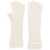 JACQUEMUS Grosgrain Logo Gloves IVORY